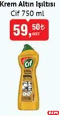 CİF KREM ALTIN IŞILTISI 750 ML fiyat ve kampanya bilgisi
